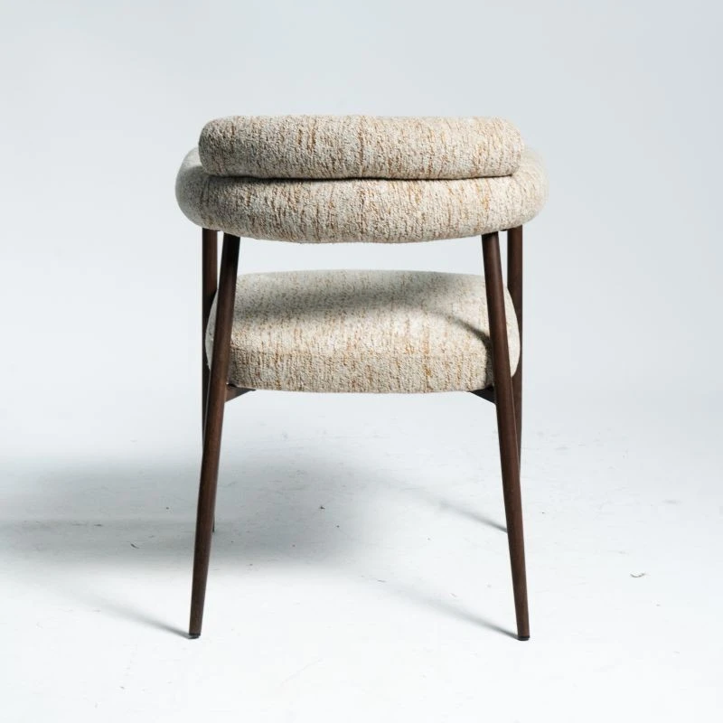Retro Armchair With A Unique Buff Backrest Design Hot Transfer Frame best